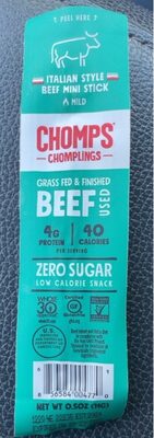Mild Italian Style Beef Mini Stick Chomplings