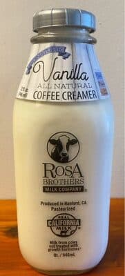 Vanilla All Natural Creamer