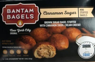 Brown Sugar Bagel Stuffed with Cinnamon Swirl Cream Cheese Mini Stuffed Bagels