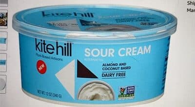Almond and Coconut Based Sour Cream Alternative