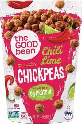 Crispy Crunchy Chickpeas, Smoky Chili & Lime