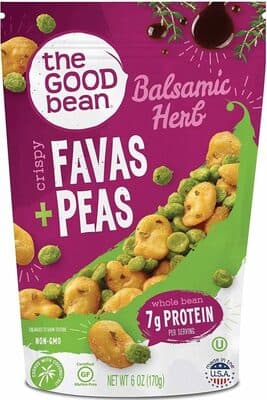 Balsamic Herb Fava Beans & Split Peas Protein Snack Mix