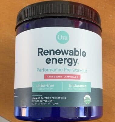 Renewable Energy Performance Pre-workout