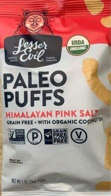 Himalayan Pink Salt Grain Free Paleo Puffs