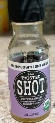 The twisted shot Apple cider vinegar