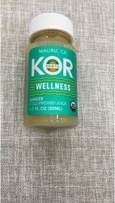 Ginger Cold-Pressed Juice, Wellness