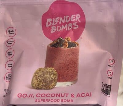 Blender Bombs - Goji, coconut and Acai