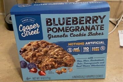 Blueberry Pomegranate Granola Cookie Bakes