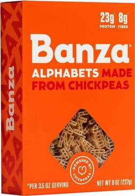 Alphabets Made From Chickpeas