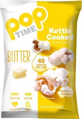 Butter Flavored With Himalayan Pink Salt Kettle Cooked Popcorn