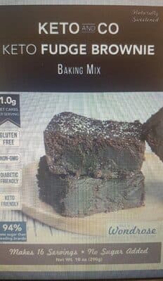 Keto And Co Fudge Brownies Keto Baking Mix