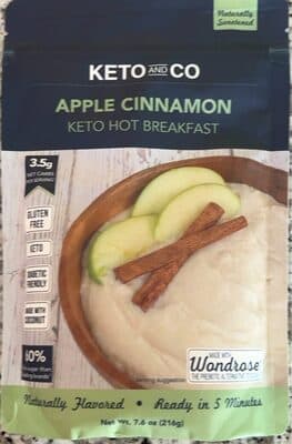 Apple Cinnamon Keto Hot Breakfast