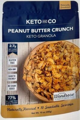 Peanut Butter Crunch Keto Granola
