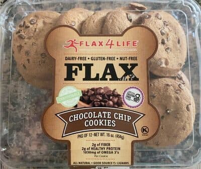 Flax Chocolate Chip Cookies