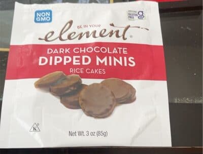Derek chocolate dip minis rice cakes