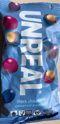 Unreal Dark Chocolate Covered Peanuts
