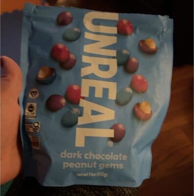 Dark Chocolate Peanut Gems
