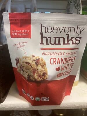 White Chocolate Cranberry Cookie Hunks