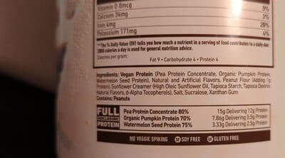 Ghost Vegan Peanut Butter Cereal Milk Protein Powder