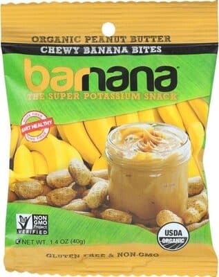Organic Chewy Banana Bites Peanut Butter