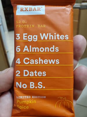 Pumpkin Spice Protein Bar