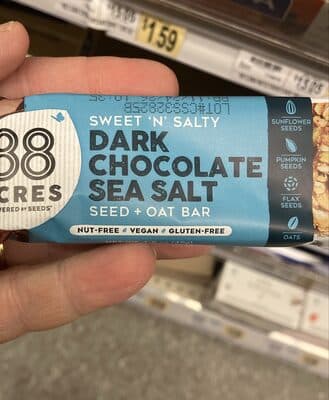 Farm Raised Bar, Chocolate & Sea Salt