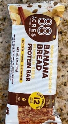 banana bread pumpkin seed protien bar