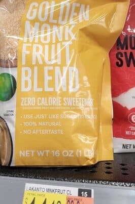 Golden monk fruit blend