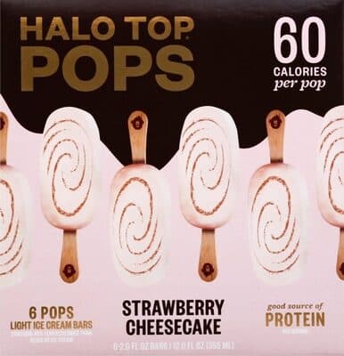 Strawberry Cheesecake Light Ice Cream Mini Pops
