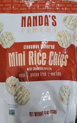 Mini rice chips