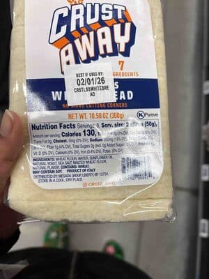 Crust Away Crustless White Bread