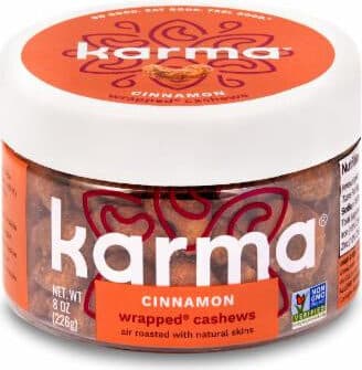 Cinnamon Wrapped Cashews