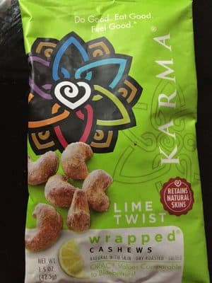 Lime Twist Wrapped Cashews