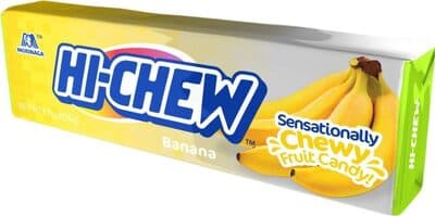 Banana Flavored Fruit Chews Candy