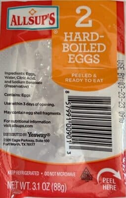 Hard Boiled Eggs