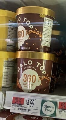 Candy Bar Light Ice Cream