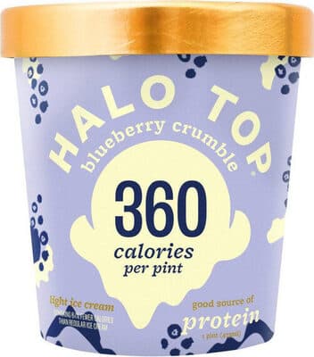 Blueberry Crumble Light Ice Cream
