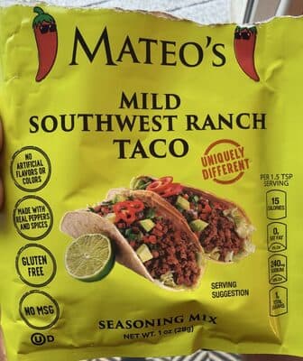 Mild Southwest Ranch Taco Seasoning Mix