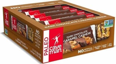 Caramel Cashew Dark Chocolate Nutrition Bars