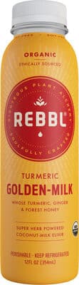 Turmeric Golden-Milk Organic Revitalizing Elixir With Whole Turmeric, Ginger, Cardamom & Coconut-Milk