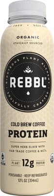 Cold Brew Coffee Organic Protein Super Herb Elixir With Fair Trade Coffee & Mcts