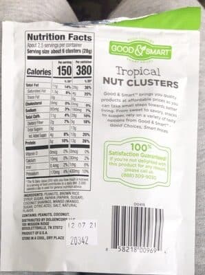 Tropical Nut Clusters