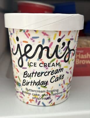 Jeni's Birthday Cake Buttercream Ice Cream