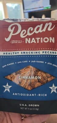 Cinnamon Antioxidant-Rich Healthy Snacking Pecans