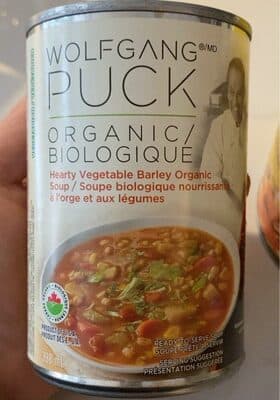 Hearty Vegetable Barley Organic Ready-To-Serve Soup