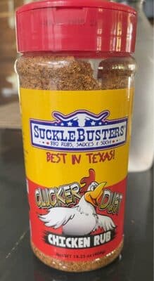 Clucker dust bbq rub for chicken