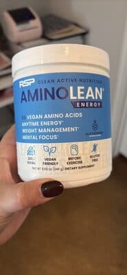 Aminolean Blue Raspberry Pre-Workout