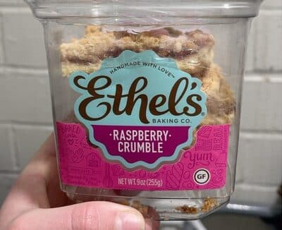 Raspberry Crumble Bar