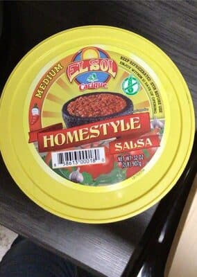 El Sol Medium Homestyle Salsa