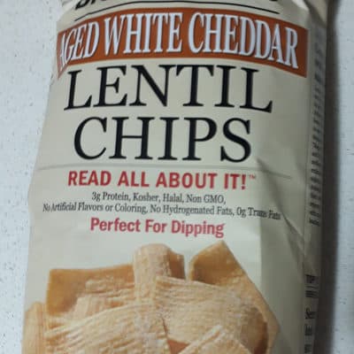 Aged White Cheddar Lentil Chips